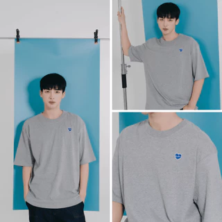 KOON KOON เสื้อยืด รุ่น HEARTBEAT ทรงโอเวอร์ไซส์ ไหล่ตกแบบพอดีไซส์ ใส่ได้ทุกวัน