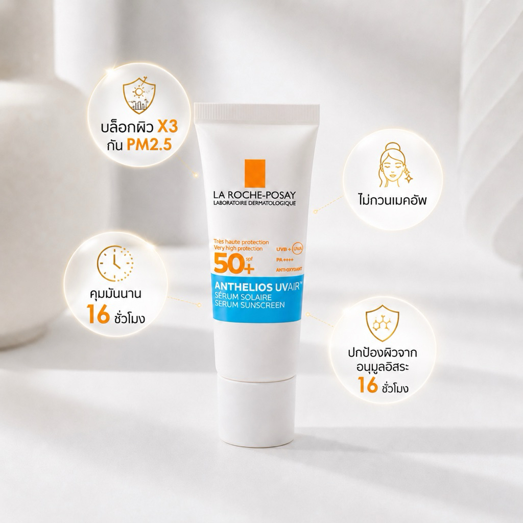 LA ROCHE-POSAY ANTHELIOS UVAIR SERUM SUNSCREEN SPF50+ 3มล.