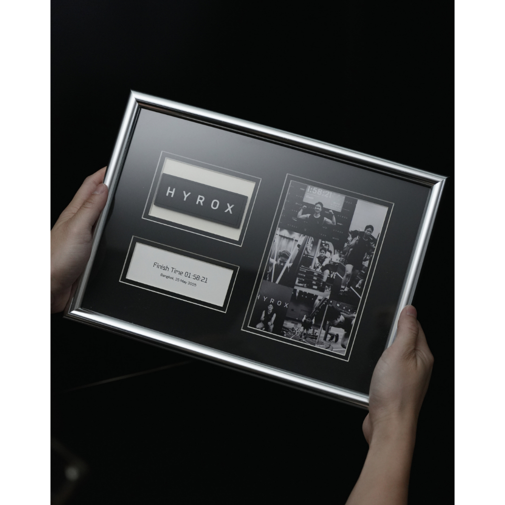 PACE HYROX Frame | กรอบรูปการแข่งขัน HYROX ใส่รูป และ ผลการแข่งขัน ของขวัญสำหรับนักกีฬา