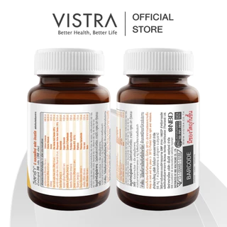[2 แถม 1] แถมฟรี! 14 เม็ด Vistra B-Complex Plus Minerals - วิสทร้า บี คอมเพล็กซ์ พลัส มิเนอรอล(30 เม็ด) 36g.