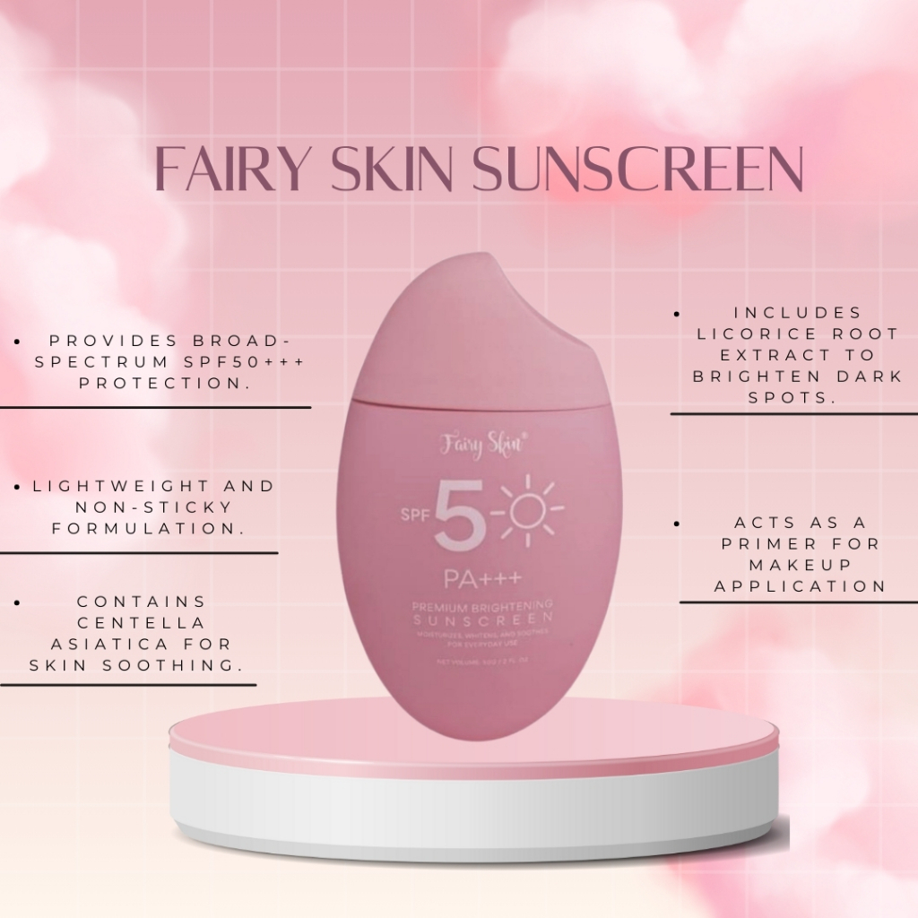 Fairyskin Brightening Sunscreen 50g