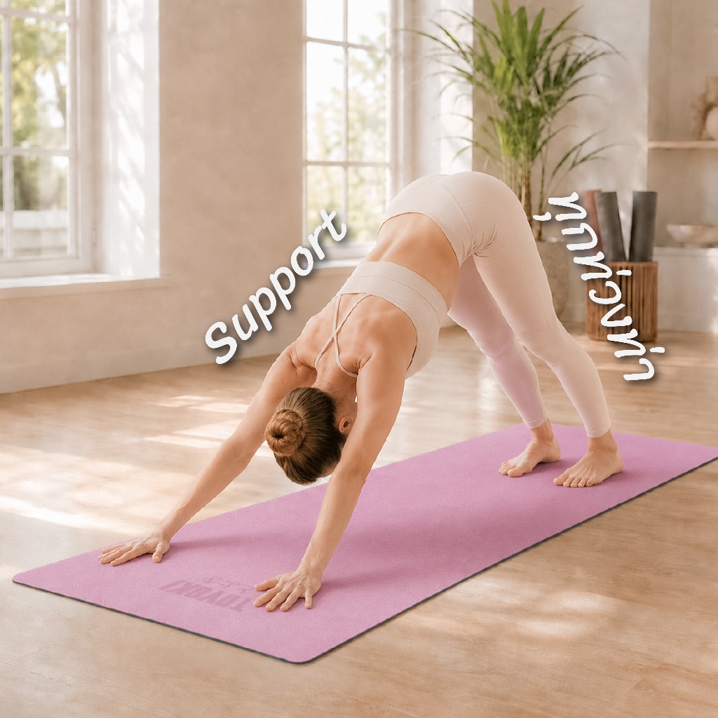Toyoki Yoga Mat เสื่อโยคะ ดีไซน์มินิมอล — صورة 5