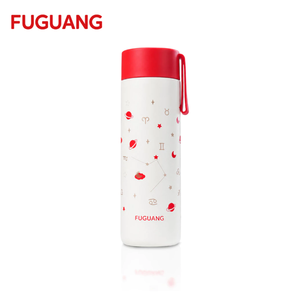 Fuguang กระบอกน้ำเก็บอุณหภูมิ 480ml มีที่กรองชาในตัว เก็บร้อน 6 ชม. เก็บเย็น 24 ชม. สแตนเลส304 Thermal cup
