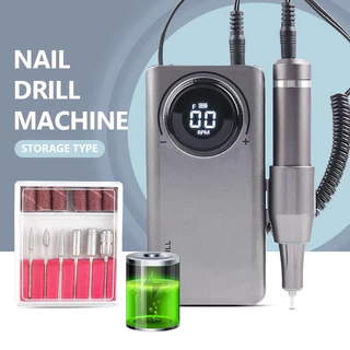 ‼️พร้อมส่ง เครื่องเจียรเล็บ ตะไบไฟฟ้า 35000 RPM เครื่องเจียเล็บ มีแบตเตอรี่ในตัว อุปกรณ์ทำเล็บ