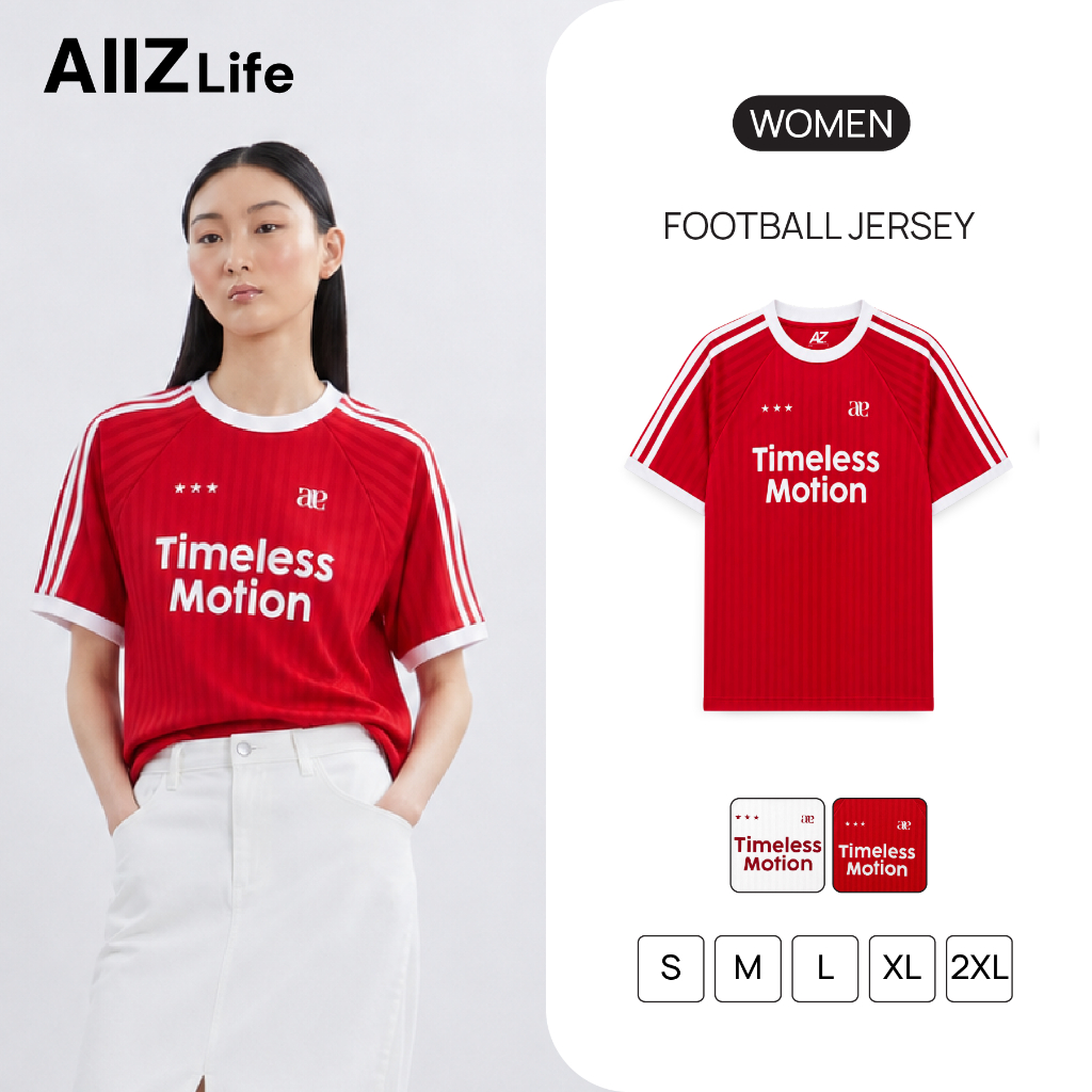 AIIZ (เอ ทู แซด) - AIIZ เสื้อยืดคอกลมฟุตบอลผู้หญิง AIIZ Women's Football Jersey