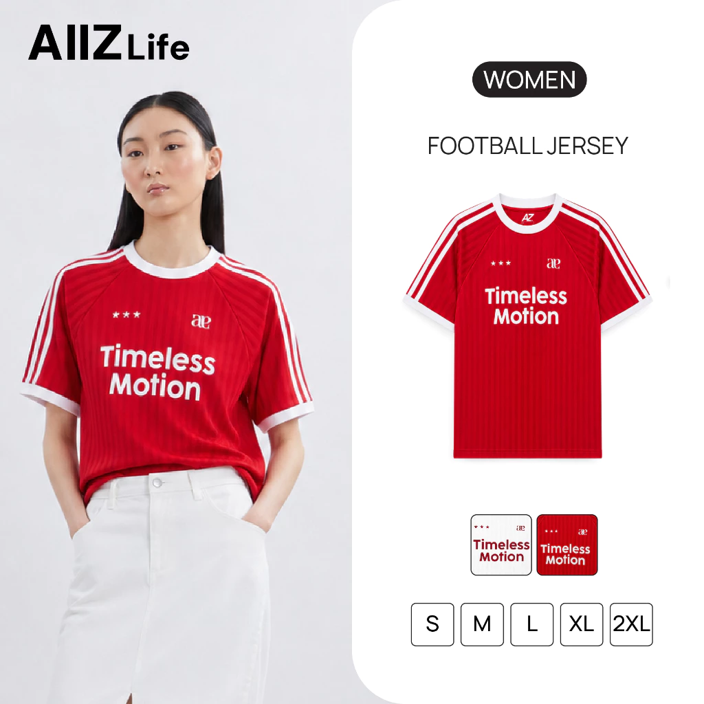 AIIZ (เอ ทู แซด) - AIIZ เสื้อยืดคอกลมฟุตบอลผู้หญิง AIIZ Women's Football Jersey