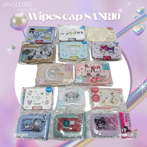 พร้อมส่ง ฝาทิชชู่เปียกSanrio Disney Wet wipe Lid ฝาปิดซองทิชชู่เปียก 3มิติ มีหลายไซส์ให้เลือก ของแท้จากญี่ปุ่น