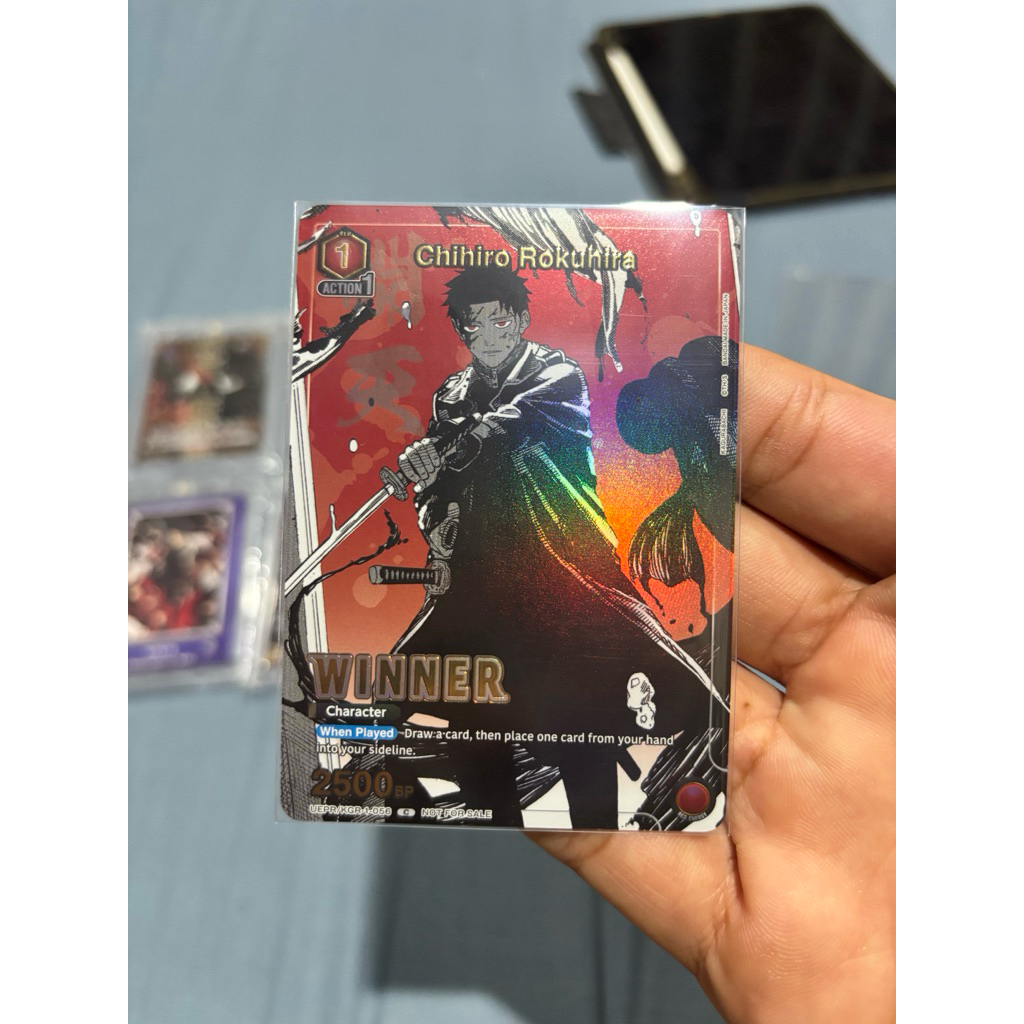 สินค้าพร้อมส่ง💯 KAGURABACHI: UA Winner Card Chihiro Rokuhira UEPR/KGR-1-056 Foil English การ์ดหายาก 