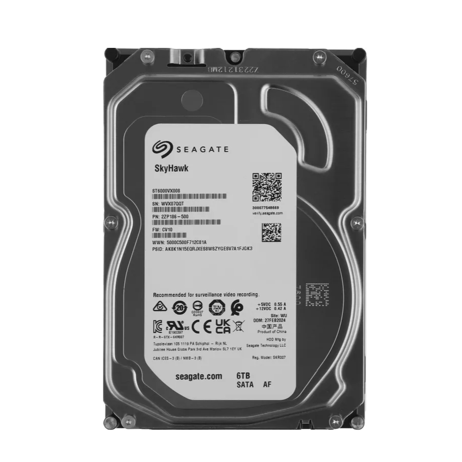 SEAGATE SKYHAWK ฮาร์ดดิสก์ 6TB รุ่น ST6000VX008 สำหรับ CCTV