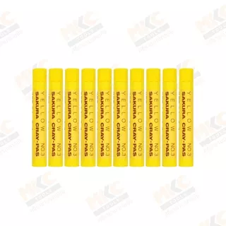 SAKURA สีชอล์คอุตสาหกรรม สีชอล์คเดี่ยว LP มีหลายสี (10แท่ง/กล่อง)