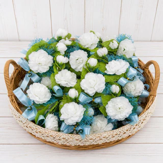 เข็มกลัดดอกมะลิวันแม่มี 12 ดอกงานวินเทจสวยดอกใหญ่ถูกมากๆ