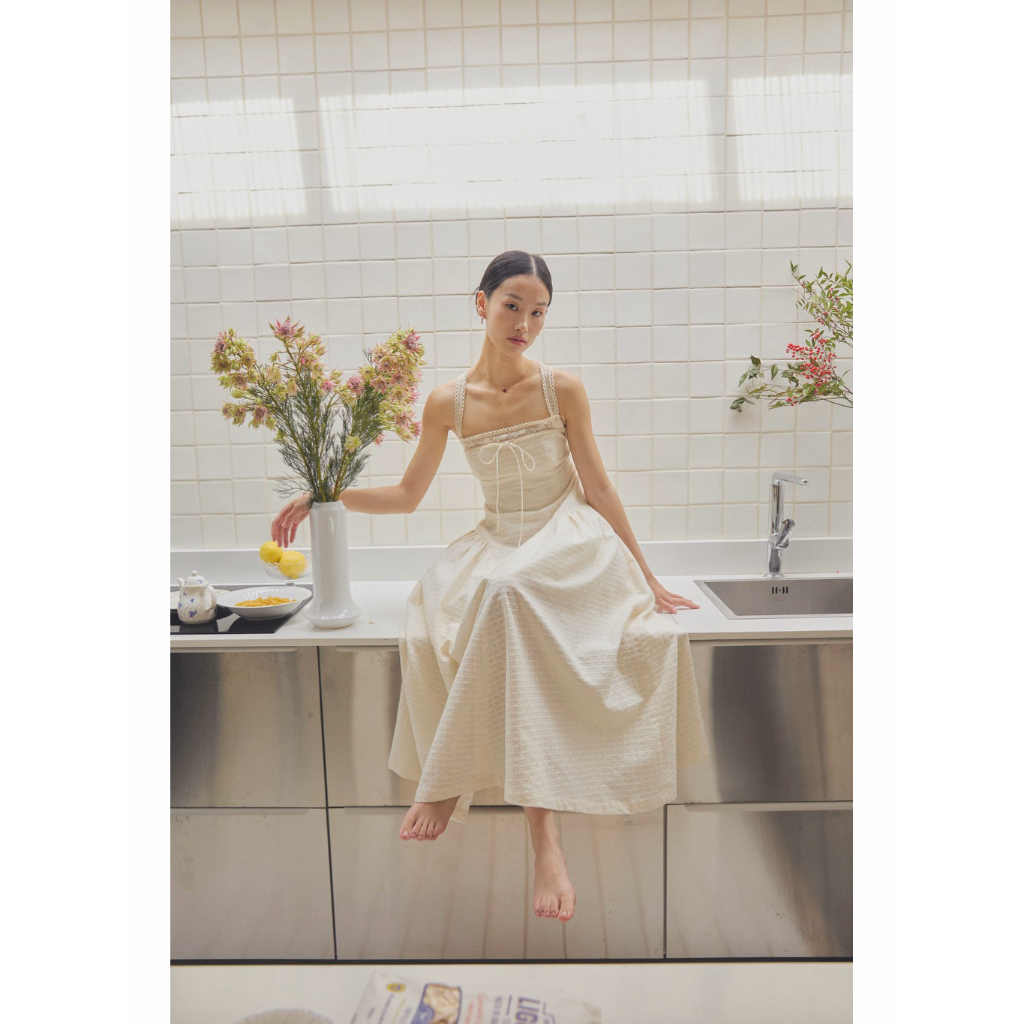 Pleased Galette Lace Midi Dress