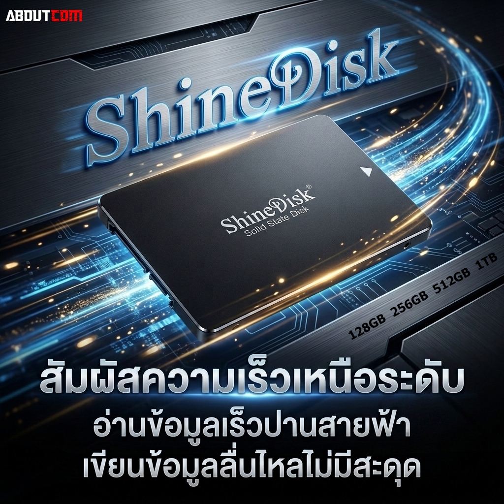 เอสเอสดี ShineDisk SSD M667 SATA III 2.5” 6Gb/s 128GB 256GB 512GB 1TB