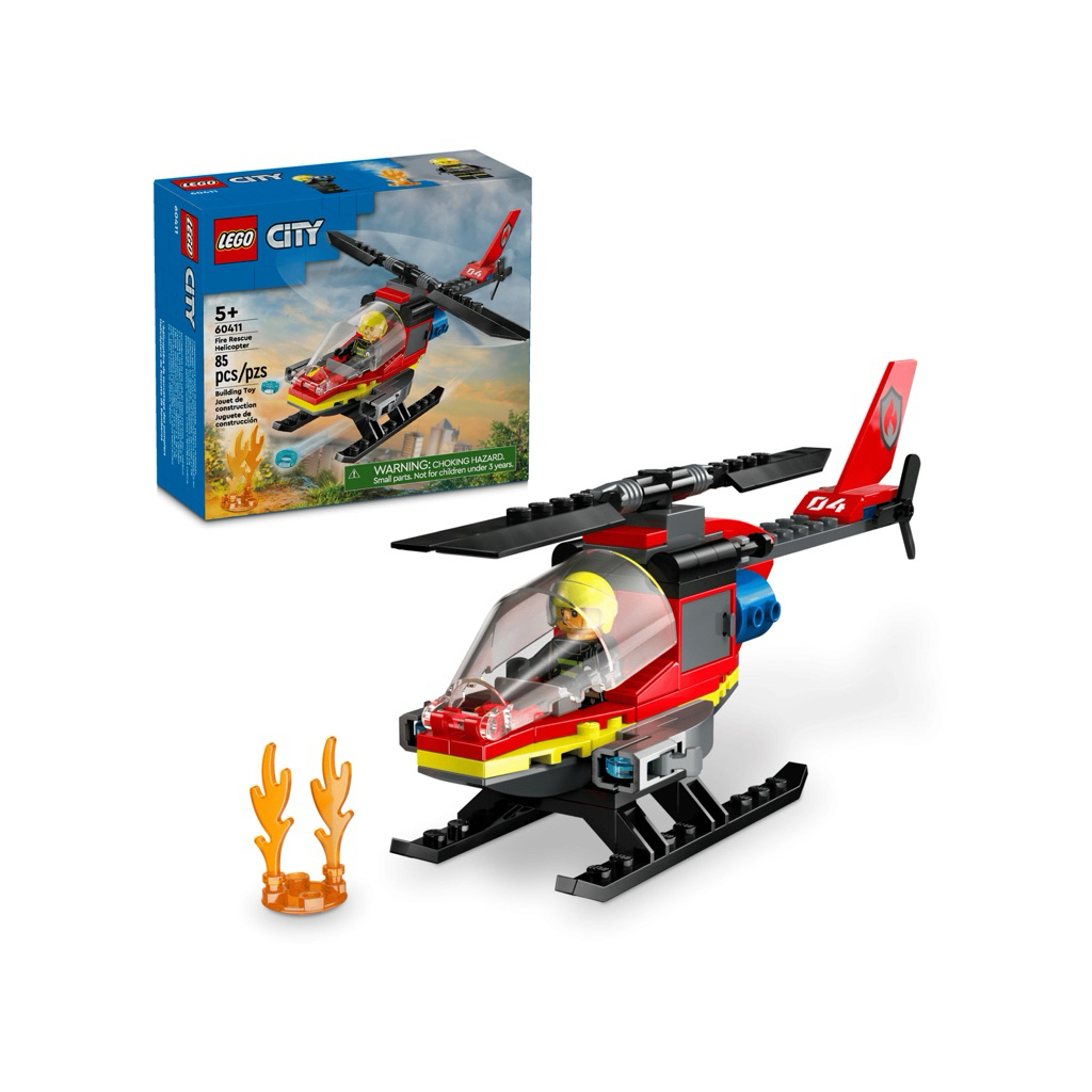 Lego 60411 Fire Rescue Helicopter ((ของแท้ พร้อมส่งค่ะ))