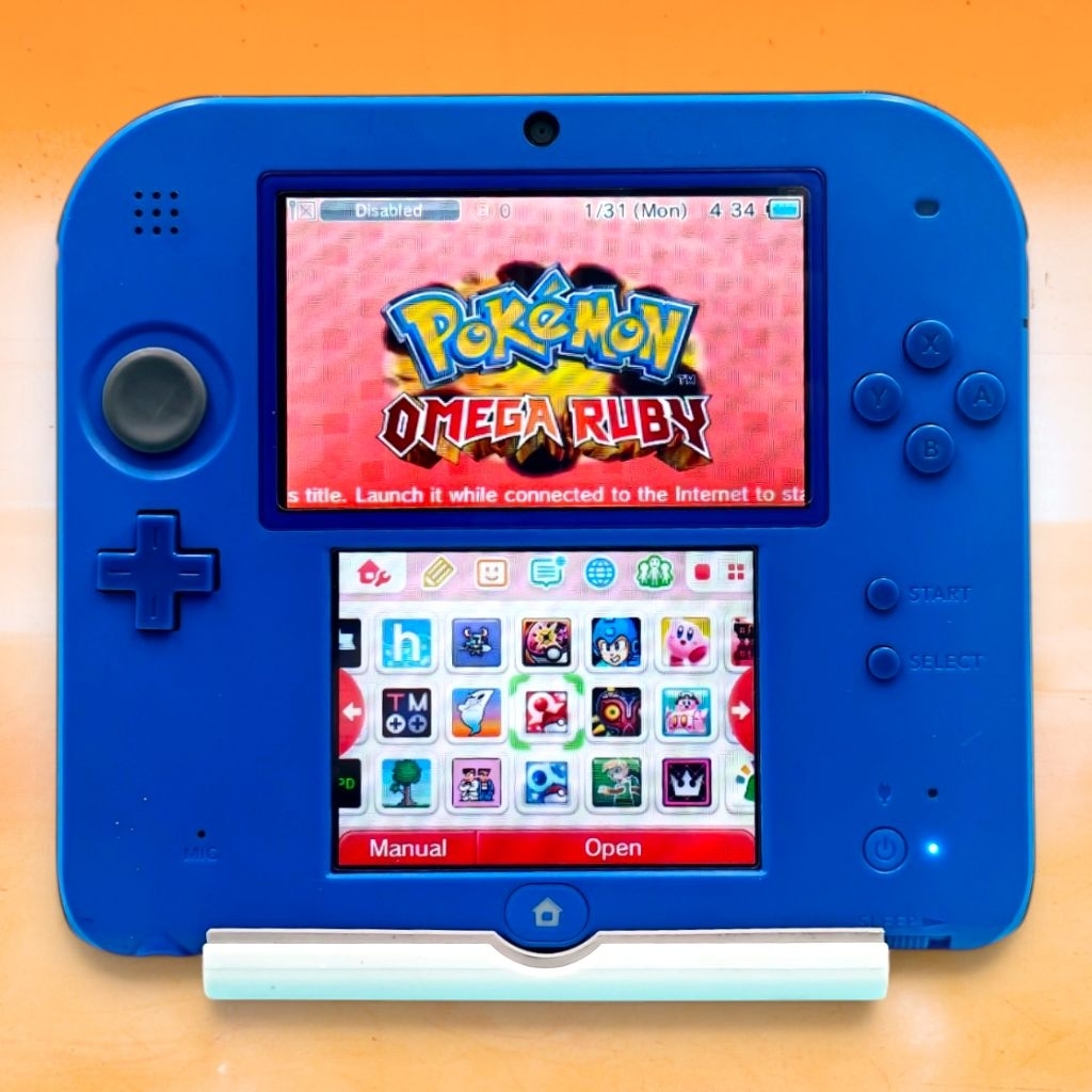 Nintendo 2DS แปลงครบสายมืด + ติดตั้ง Freeshop โหลดเกมฟรี 24 ชม. + เมม 32GB พร้อมเล่นทันที