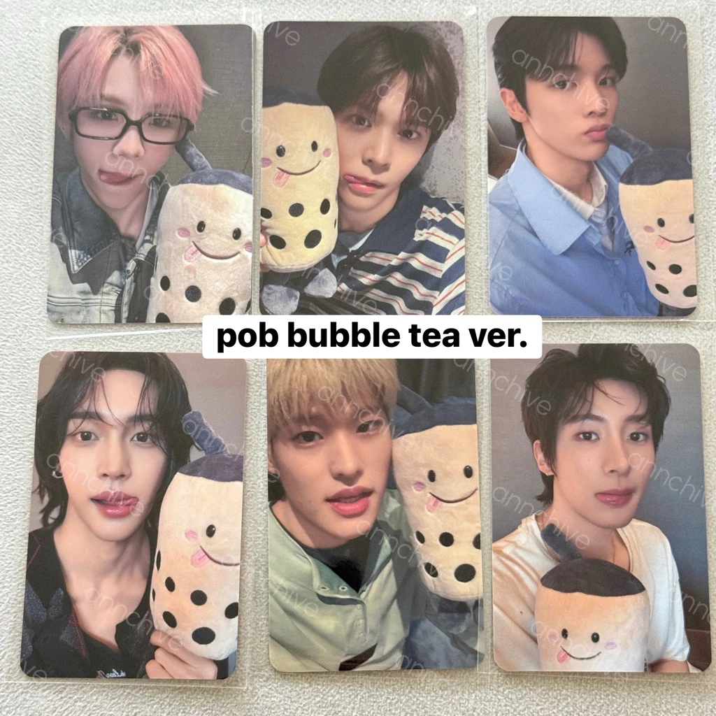 พร้อมส่ง ✨ การ์ดเบเนฟิต POB RIIZE อัลบั้ม ll dyd - makestar bubble tea ver.