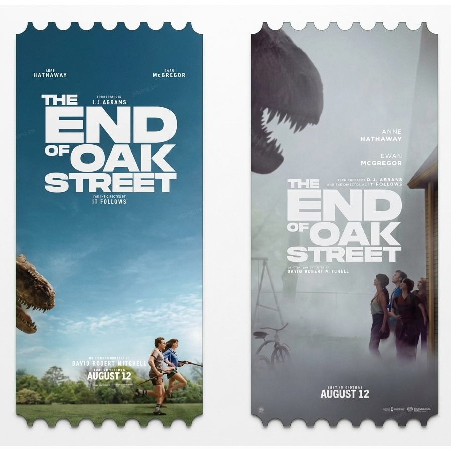 ตั๋ววิบวับ ตั๋วสะสม The End of Oak Street มหาภัยสุดถนนโอ๊ค 2026 แท้ SF Cinema Collectible Ticket Anne Hathawa
