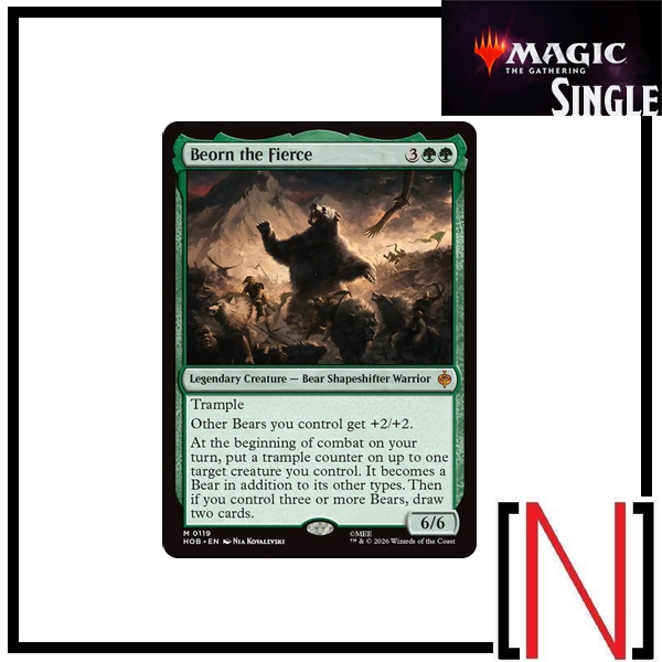 [MTG][Single][HOB] Beorn the Fierce ระดับ Mythic [ภาษาอังกฤษ]