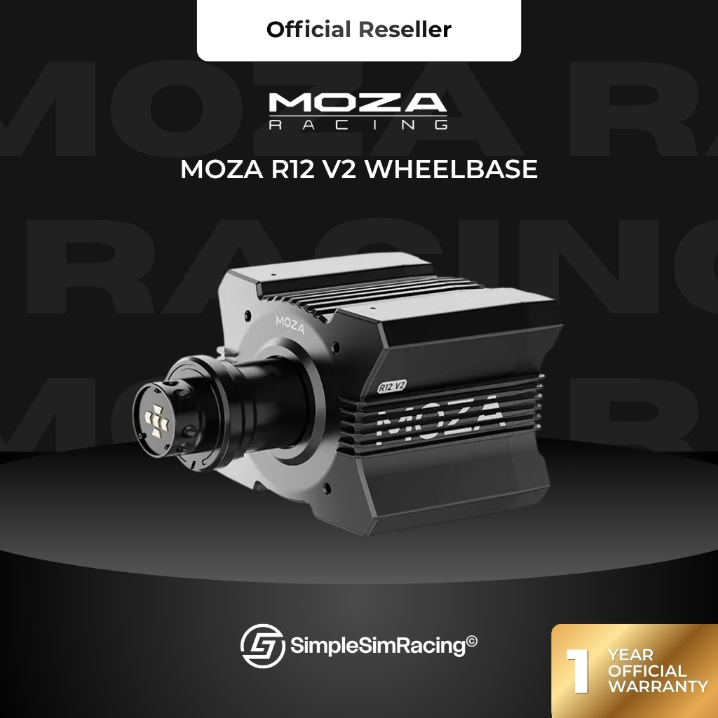 พร้อมส่ง Moza R12 V2 Direct Drive Wheel Base (ประกันศูนย์ไทย 1 ปี)
