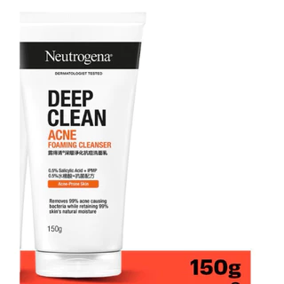 นูโทรจีนา คลีนเซอร์ ดีพ คลีน เจนเทิล โฟมมิ่ง40กรัม/150g NEUTROGENA DEEP CLEAN GENTLE FOAMING CLEANSER40g.Y72XX21