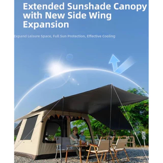 Vidalido Wish House 3.0 Air Tent เต็นท์เสาลม รุ่นใหม่ ขนาด 4-5 คน รับประกัน 2 ปี มี 2 ขนาดให้เลือก