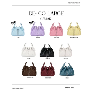 PONYPONY De-Co Caviar Large Shoulder bag กระเป๋าสะพายข้าง