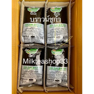 บุกติ่งฟง ยกลัง (20 ถุง) มี 4 รส รสบราวน์ชูก้า, รสน้ำผึ้ง รสคาราเมล และรสน้ำตาล