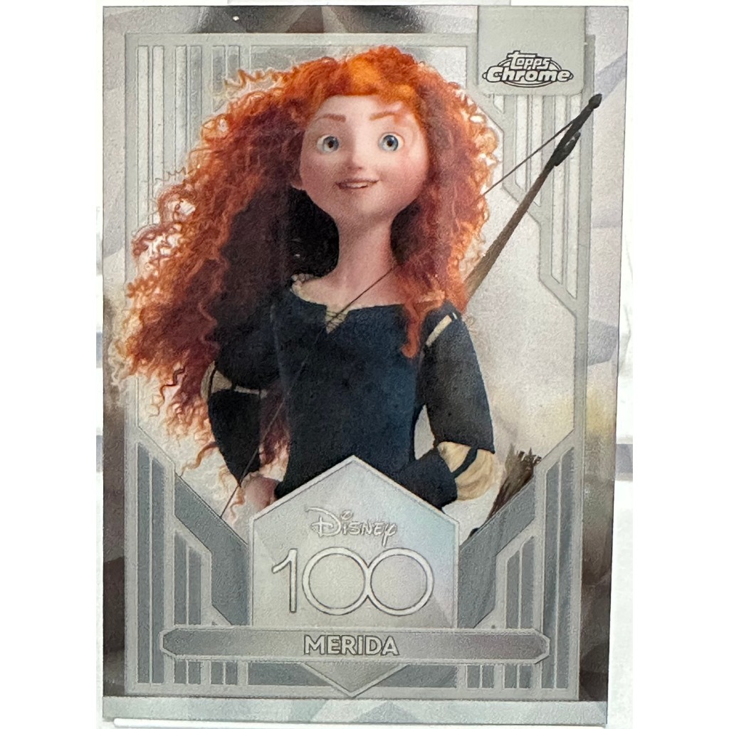 MERIDA (37) 2023 Topps Chrome Disney 100 Years of Wonder Base Card Brave