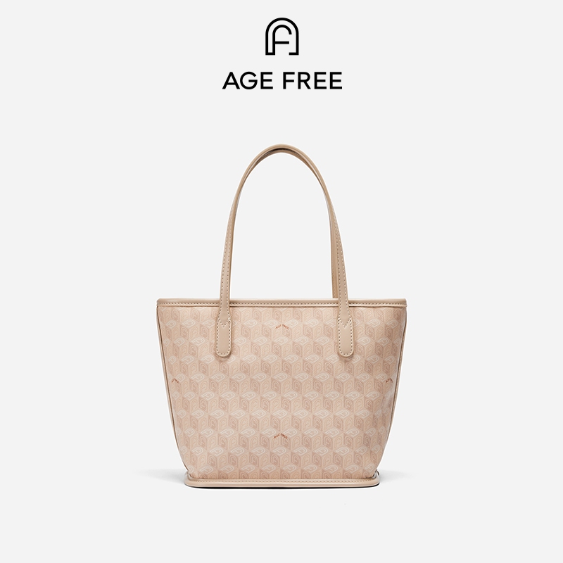 AGE FREE Mini Tote Bag กระเป๋าสะพายไหล่ทรงเก๋ไก๋สไตล์เรโทร ห