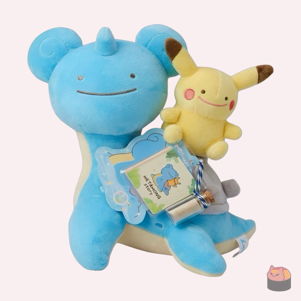 Pokemon Metamong Project Ditto Lapras Ditto Pikachu Large Plush Gift Set Korea Exclusive Authentic