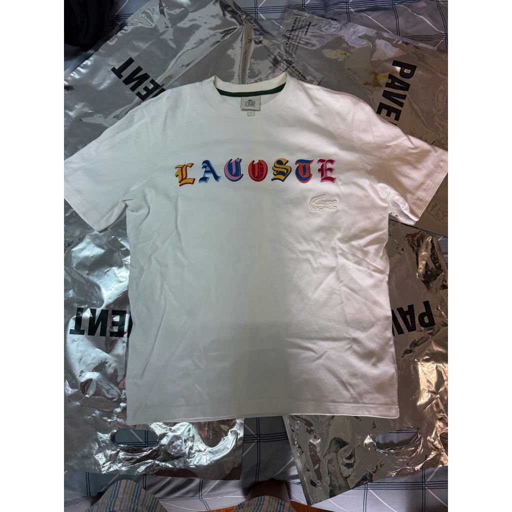 เสื้อยืด lacoste แท้ size m