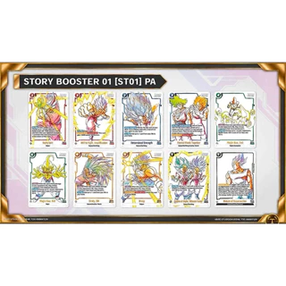 [ย380]ST01 Dragon Ball Super Card Game Fusion World : Story Booster 01 [JP] การ์ดดราก้อนบอล ของแท้ 100% พร้อมส่งในไทย