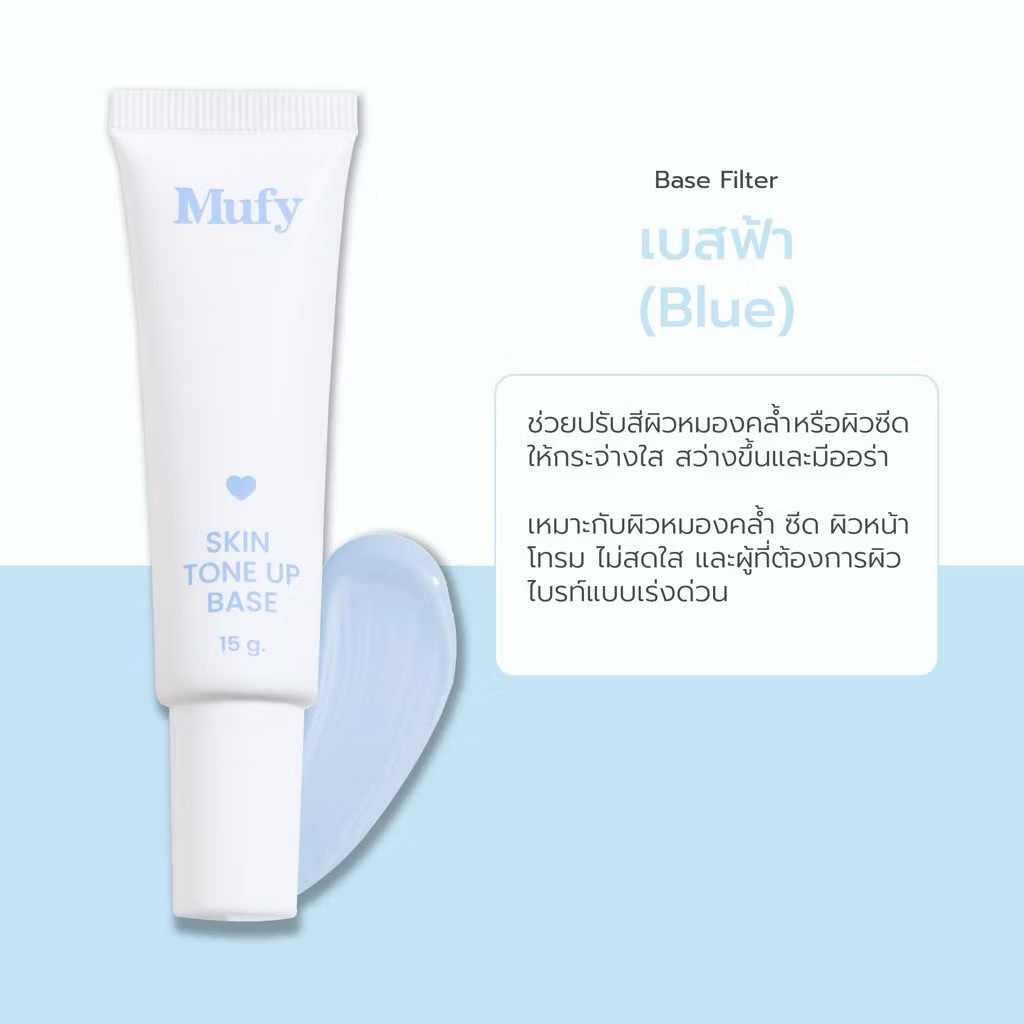 พร้อมส่ง☁️/แท้100%✨ Mufy Filter base เบสมูฟี่ 15g เบสฟ้า
