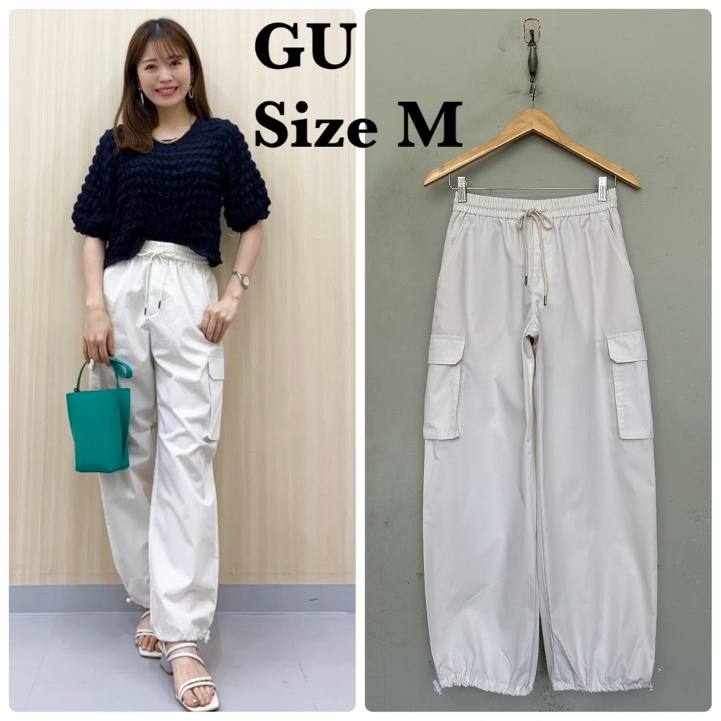 GU กางเกงjoggers Cargoมือสองของแท้