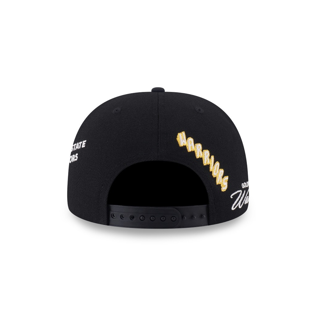 New Era قبعة 9Fifty ‏Golden State Warriors — أسود — صورة 4