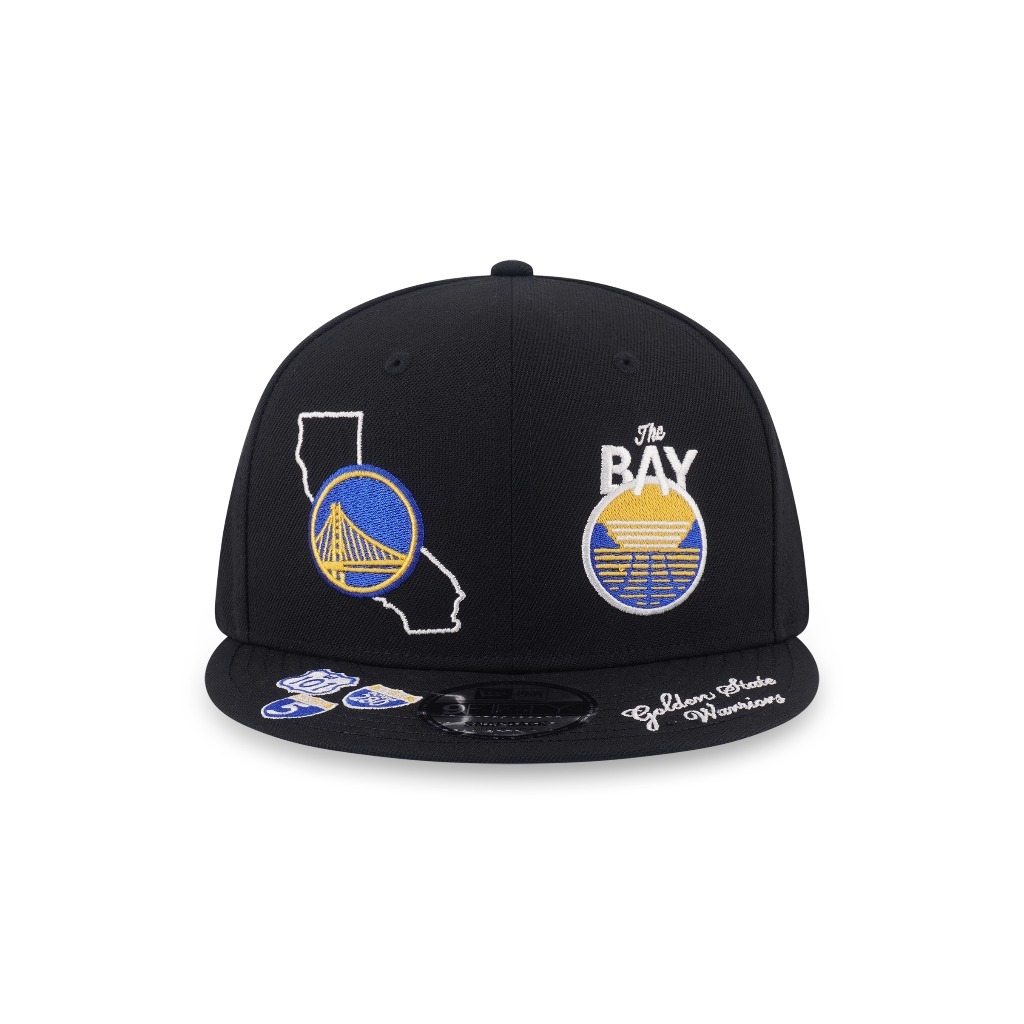 New Era قبعة 9Fifty ‏Golden State Warriors — أسود — صورة 2