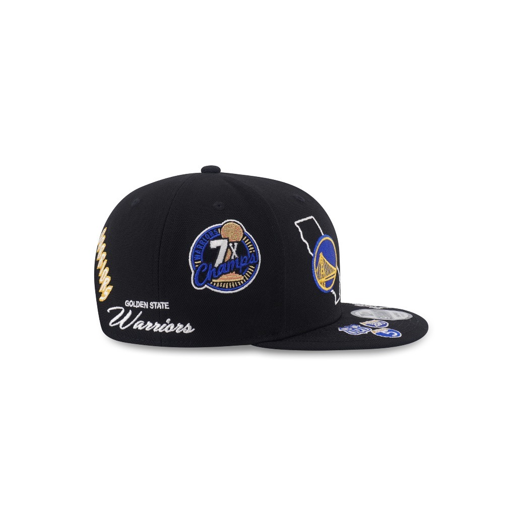 New Era قبعة 9Fifty ‏Golden State Warriors — أسود — صورة 5