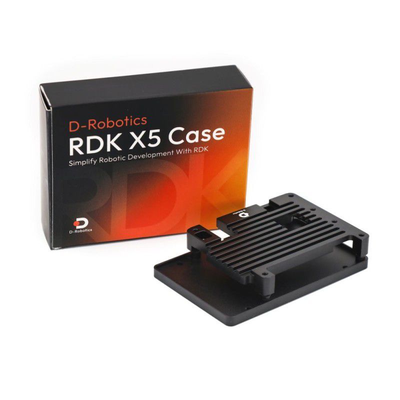 D-Robotics RDK X5 Metal Case (Black) เคสโลหะสำหรับ RDK X5 AI Development Board