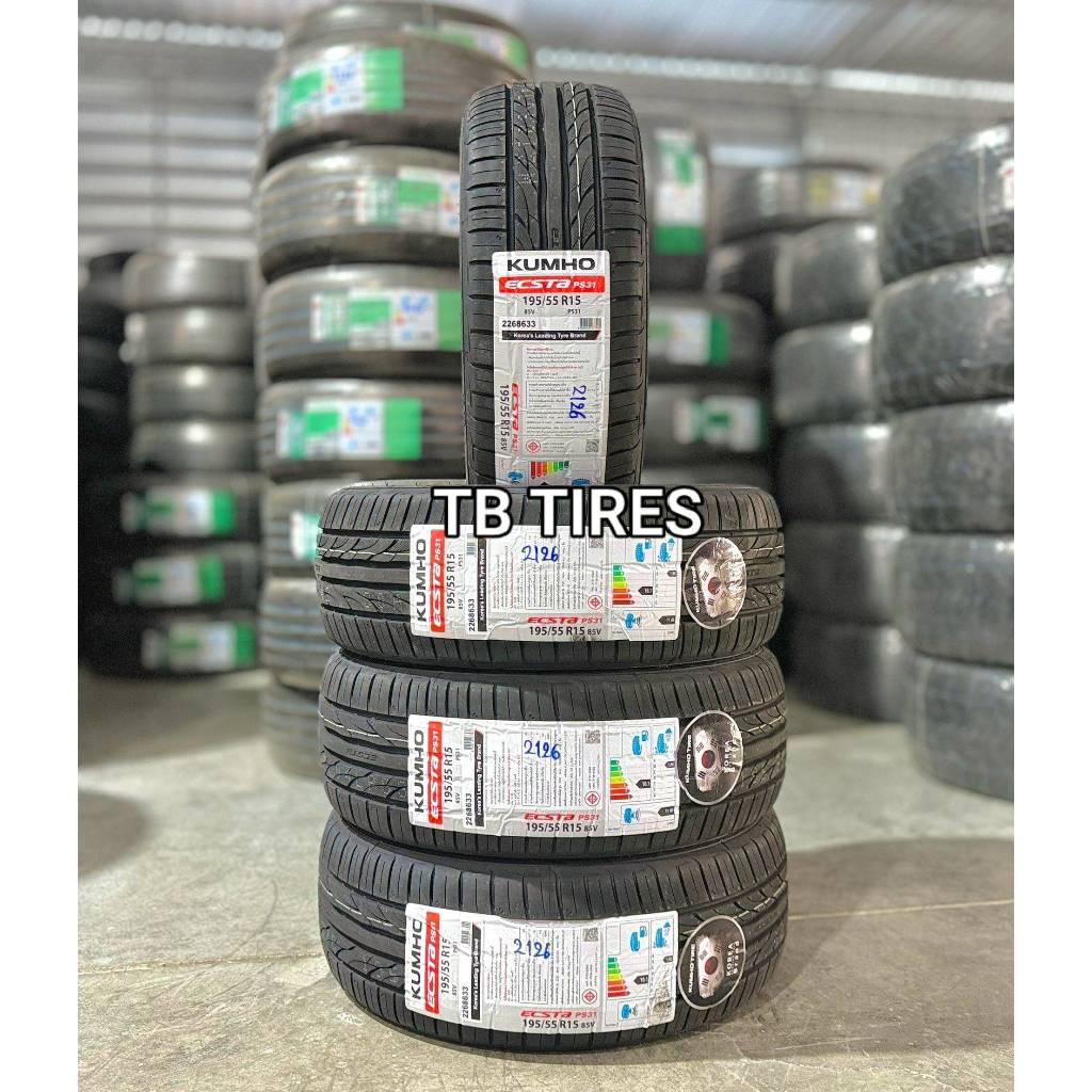 ยางรถยนต์ 195/55R15 ECSTA PS31 85V -VN // KUMHO (ยางใหม่ปี 2026)