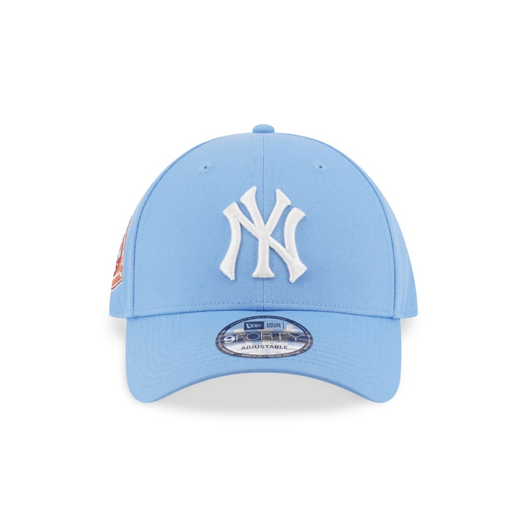 New Era قبعة 9Forty ‏New York Yankees Cooperstown — أزرق سماوي — صورة 2