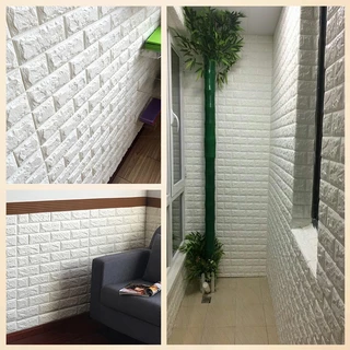 77x70CM วอลเปเปอร์ ติด ผนัง ห้องนอน สติ๊กเกอร์ wallpaper ติดผนัง 3d แผ่นติด วอลเปเปอร์ ของตกแต่ง