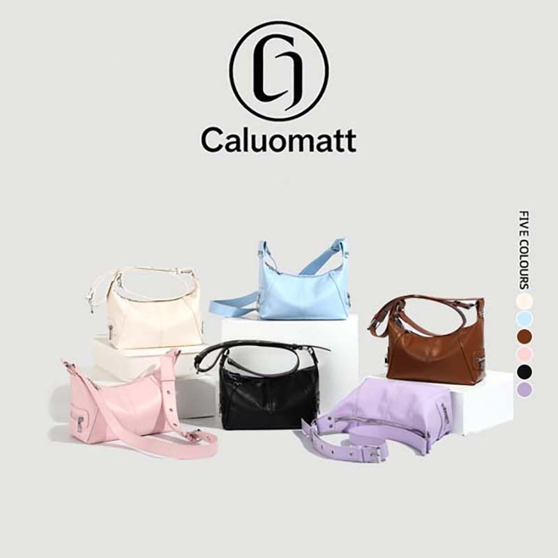 【Caluomatt.TH】กระเป๋าสะพายไหล่ผู้หญิง สไตล์เรโทร ใบใหญ่ มีซิป จุของได้เยอะ ใช้ทำงาน ลำลอง พร้อมจี้ดาวน่ารัก