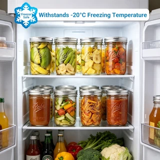 หนา Mason Jar ขวดแก้ว Airtight Clear Jars จบ,รักรักน่ารักแก้ว, แก้วเกาหลี, ขวดปิดจำเป็น, ขวดชาไข่มุก