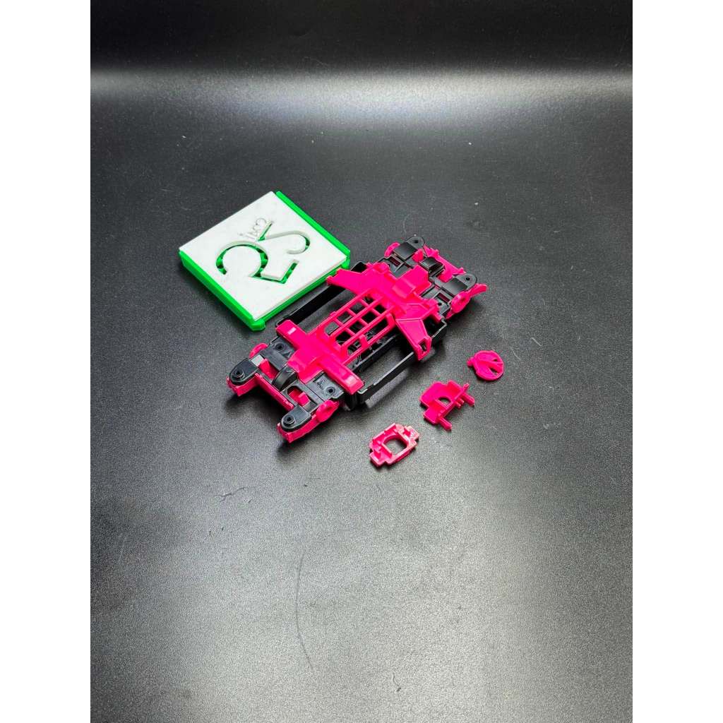 Tamiya mini 4WD MS-L Suspension (pink black)
