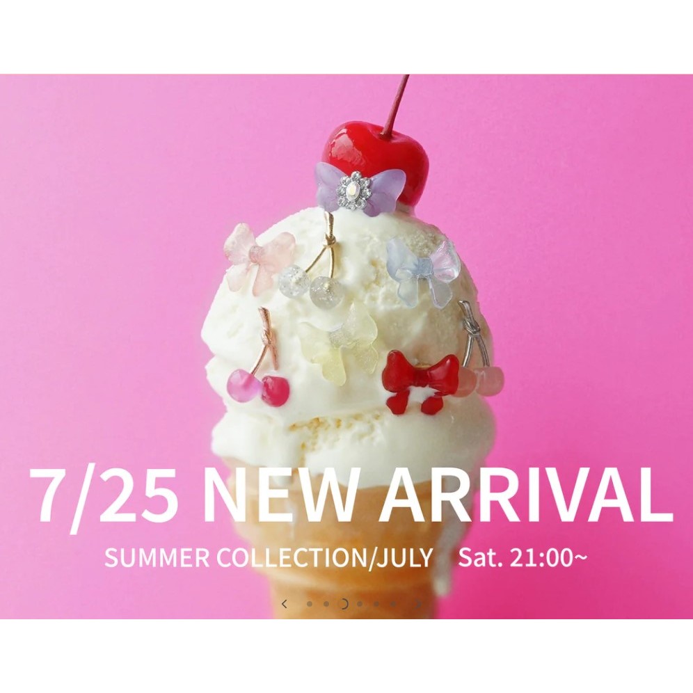 ต่างหู Liquem Earring Summer Collection ตุ้มหู แบบเจาะ ของแท้จากญี่ปุ่น