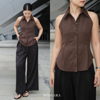 BOOSARA : Mercy Top (เมอร์ซี่) ผ้านุ่มใส่สบายใส่ไปทำงานหรือไปเที่ยวก็เอาอยู่ เสื้อผ้าผู้หญิง- BSR C.