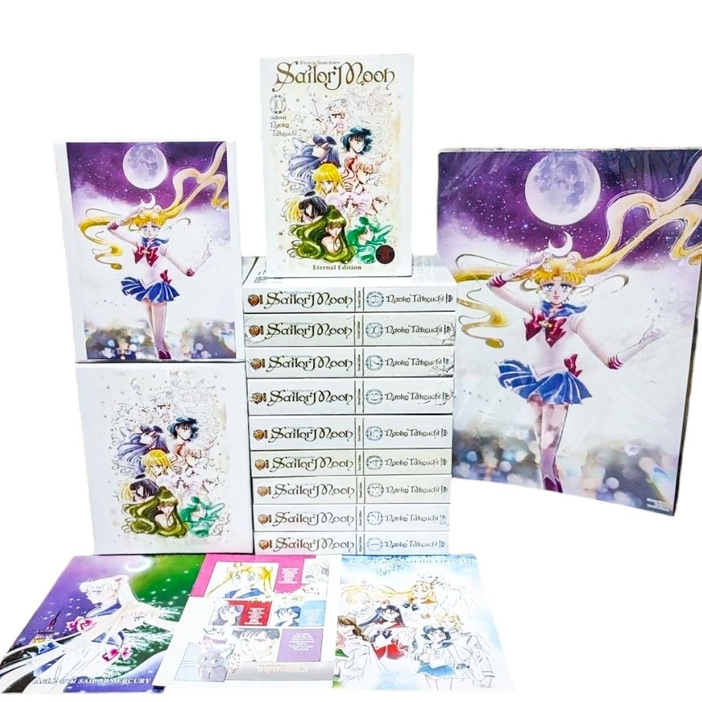 Boxset Sailor Moon Eternal Edition เซเลอร์มูน 1-10 ครบจบ ( หนังสือ มือหนึ่ง BOX มีรอย ตามรูป )