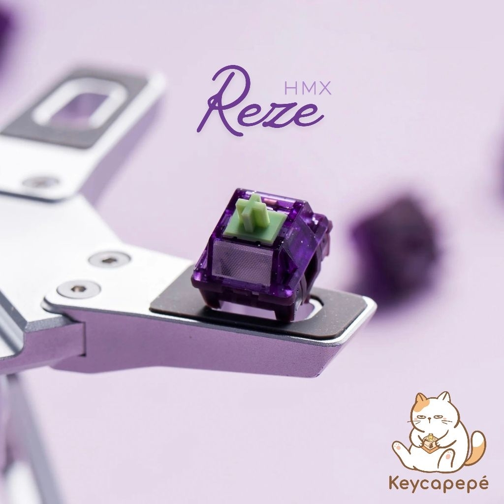HMX Reze tactile switch (10ชิ้น) pre lubed สวิตช์คีย์บอร์ด 2จังหวะ