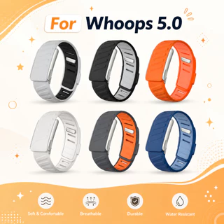 สาย Whoop สาย Whoop 5.0 งานใหม่ล่าสุด สายซิลิโคนทูโทน ลุคส์สปอร์ต งานเกรดพรีเมี่ยม สวมใสง่ายใช้สำหรับ Braclet Whoop 5.0