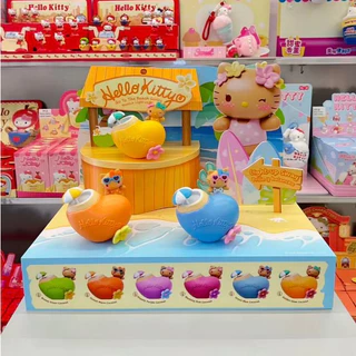 พร้อมส่ง🇹🇭 MTA. Hello Kitty Go To The Beach Light-up Toy blind box（กด6ชิ้น=1box）